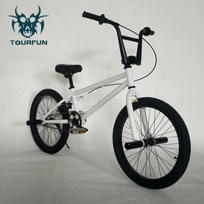 BMX 자전거 20인치 묘기 입문용 비엠엑스, 단일사이즈, 화이트