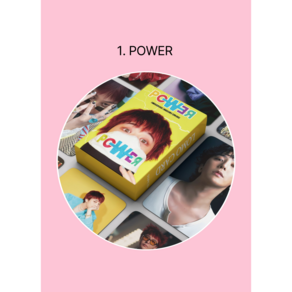 [슈어마켓] 지드래곤(GD) 포카 포토카드, 01. POWER