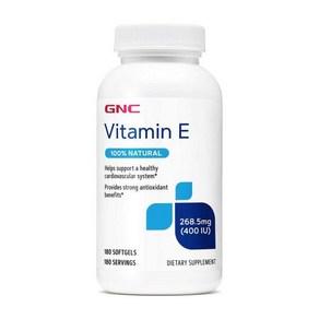 GNC 비타민E 268.5mg 400IU 180정 Vitamin E