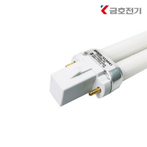 금호전기 번개표 FPX9BL SL 9W 포충램프 2핀 해충퇴치기 넉다운 KKD2200 전용램프