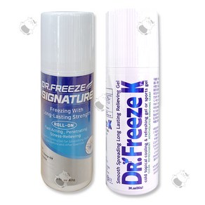 닥터프리즈 시그니처 3oz + 닥터프리즈K 3oz 근육통 스포츠겔 롤타입, 1세트, 2개입