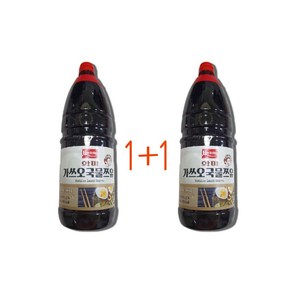 (무료배송) 1+1 화미 가쓰오국물 쯔유 우동용 나베용 전골용, 2kg, 2개