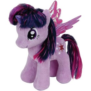 마이 리틀 포니 Ty Beanie Babies 17cm 인형 트와일라잇 스파클 퍼플 마스코트 플래시 MyLittlyPony MLP 상품 캐릭터 선물 선물 피니 베이비, 1개