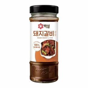 백설 돼지갈비양념 500g, 1개