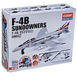 아카데미과학 MCP 1/48 F-4B VF-111 썬다우너스 전투기 프라모델, 1개