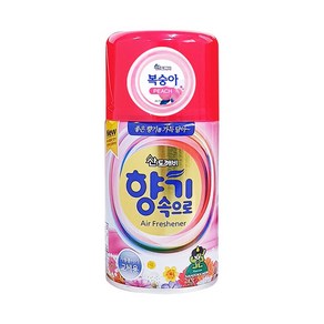 산도깨비 향기속으로 방향제/자동분사기 리필 향캔, 피치, 8개, 290ml