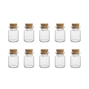 코르크 마개가 있는 소형 유리병 DIY 장식 미니 메시지 위싱 5ml-20ml 10PCs