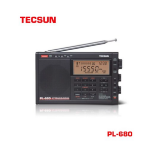 Tecsun PL-680 fm 라디오 휴대용 고성능 풀 밴드 디지털 튜닝 스테레오 라디오 FM AM SW SSB 라디오 수신기, 협력사, 검은 색