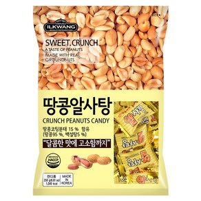 일광제과 땅콩 알사탕, 250g, 10개