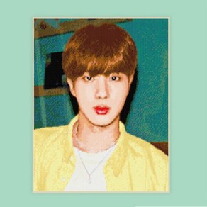 DIY 보석십자수 BTS 방탄소년단 굿즈 다이너마이트 v4 40x50, 진, 단품, 1개