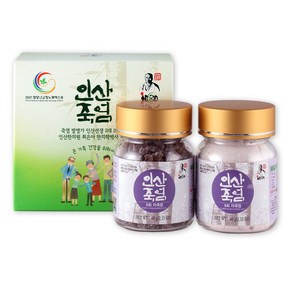 인산죽염 9회 자죽염 고체 60g, 120g, 1세트