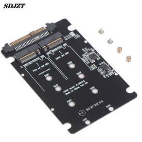 SATA M.2 SSD to SAS NVMe NGFF SFF-8639 어댑터 변환기 고 1PC, 1개