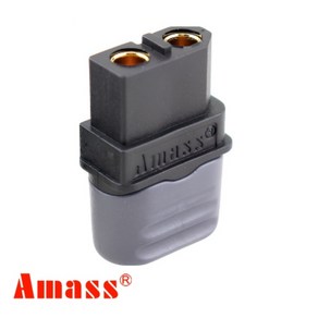 AMASS 아마스 XT60 배터리 연결 단자, XT60암_검정색, 1개