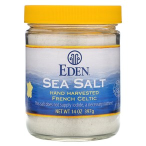 Eden Foods 씨 쏠트 14 oz (397 g) 1팩, 1개, 397g