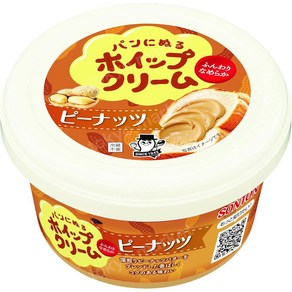 일본 소프톤 빵에 바르는 피넛 휘핑크림 스프레드 땅콩 잼 (150g) 1개, 150g