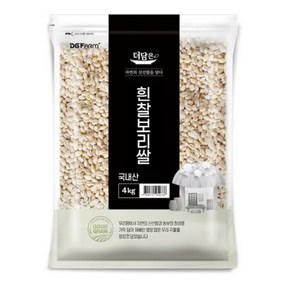 더담은 국산 흰찰보리쌀, 4kg, 1개
