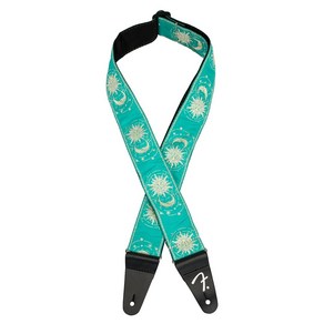 펜더 정품 AMERICAN VINTAGE II SUN STRAPS SEA FOAM GREEN 기타멜빵 기타스트랩, 1개