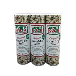 JANE'S Kazy Mixed Up Salt Pack of 3 Size 4 OZ3 JANE'S Kazy 혼합 소금 3팩 사이즈 4 OZ3, 3개, 113g