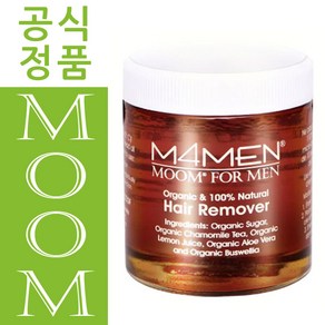 (공식수입품) 뭄 포맨 왁싱 천연 제모제 12oz MOOM Fo Men Hai Remove, 1개, 345g