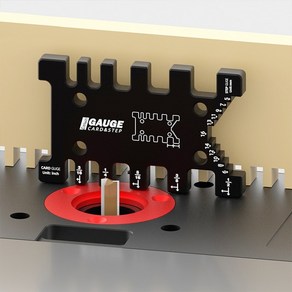 목공 dovetail jig 장부 calipe metic and Impeial scale cad gauge 알루미늄 라우터 톱 측정 눈금자 목공, 1개