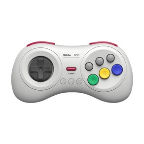 [국내정발] 8BitDo 블루투스 게임패드 M30, 화이트