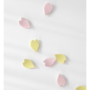 벚꽃잎 수저받침, 벚꽃잎젓가락받침[노랑1p], 단품, 1개