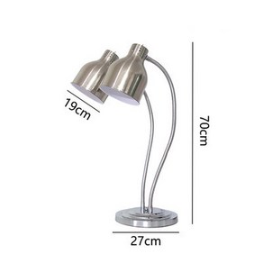 27CM 음식워머 할로겐 뷔페 2구 유지 히팅기 싱글 음식 보온 단열 워머 푸드워머