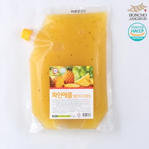 텃밭 본초장원 파인애플 샐러드소스 1.2kg 업소용드레싱, 1개