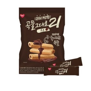 구워만든 곡물그대로 21 크리스피롤 초코맛, 4개, 150g