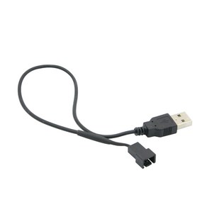 (COMS) USB 쿨러 2핀 전원케이블 27cm/NA968/2P(M) NA968