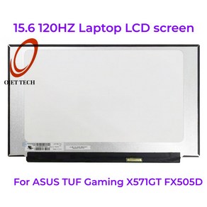 15 6 노트북 LCD 스크린 LED 디스플레이 매트릭스 ASUS TUF 게이밍 X571GT FX505D LM156LFGL LM156LFGL03 40PIN 1080P FHD EDP, FHD IPS 120HZ, 1개