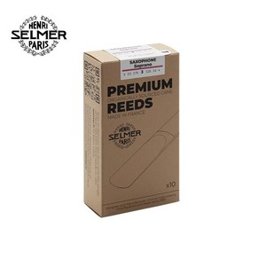 셀마 프리미엄 소프라노 색소폰 리드 갈대 프랑스산 SELMER PREMIUM SOPRANO SAXOPHONE REEDS, 2.5호, 1개