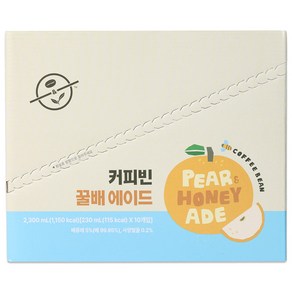 커피빈 꿀배에이드 2300ml, 10개, 230ml