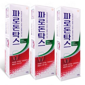 데일리 후로라이드 치약 100g 3개 파로돈탁스