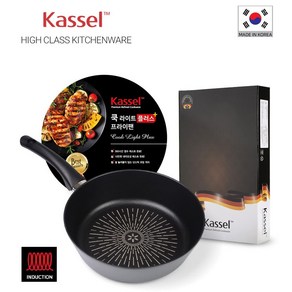 [Kassel] 카셀 쿡라이트 플러스(Cook Right Plus) 인덕션 (IH) 궁중팬 24cm, 1개