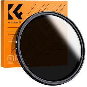 K&F CONCEPT 슬림 가변 ND필터 ND2-ND400, 67mm