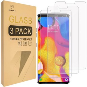 휴대폰 액정 수리 직접교체 자가수리 M.Shield 3-PACK LG V40 ThinQ Tempic Glass 화면보호기 평생교체 가능