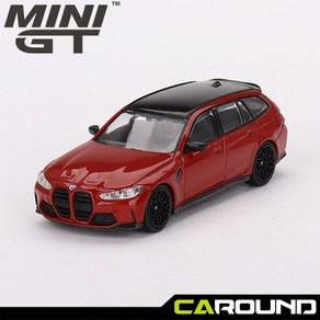 미니지티(700) 1:64 BMW M3 컴피티션 투어링 - 토론토 레드 메탈릭