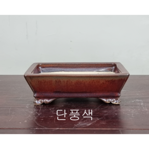 12. 손바닥정원 소품 운족사각형 분재화분 승전분, 연두색, 1개