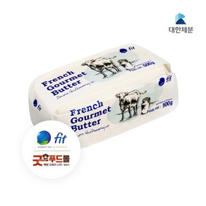 fit 피트 프렌치 고메 버터 프랑스 발효버터, 1개, 500g