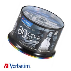 버바팀 Verbatim 700MB 80분 50장 공CD 음악 오디오용