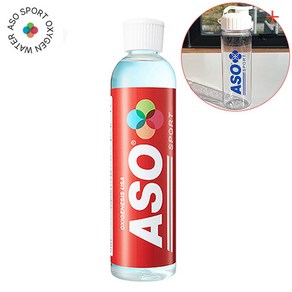 ASO 산소수 마시는 산소물 고농축 액체산소 240ml 1병 (Made in USA) 운동선수 수험생 집중력향상