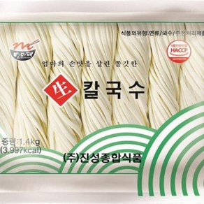 쫄깃한생칼국수 진성종합식품 실온 1.4Kg 200gx7입, 단품, 1개, 200g