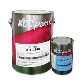 KCC 페인트 CL440 : 락카 상도 유광 철재용 백색 컴퓨터조색 18L 4L 1L, 1000(백색), 1개