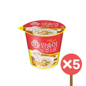 오뚜기 양송이 컵스프, 27g, 5개