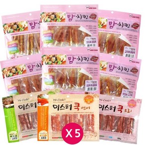 맘쿡 미스터쿡 x 5개 강아지 사사미간식 애견간식, 300g