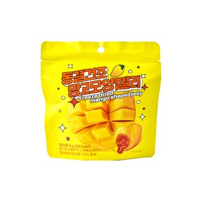 동결건조 망고모양젤리 9g X 18개 신기한 젤리 맛있는 신맛 과일맛 유튜브 먹방 대용량, 1개