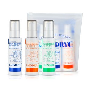 런드리씨 얼룩제거제 3종세트, 3개, 80ml