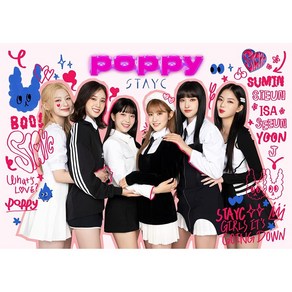 [일본직구] STAYC 스테이씨 일본 앨범 CD+DVD+포카+북렛[ POPPY ]초회한정판, 상품선택