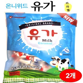 온니위드 유가 우유카라멜 소프트, 2개, 280g